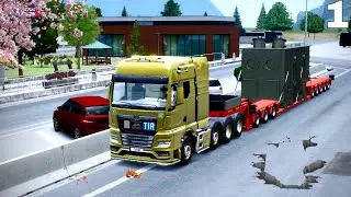 Stuttgart to Zurich Heavy Transformator load [EP.1] |Truckers of Europe 3. #wandasoftware #mantrucks