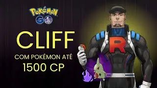 Derrotando o Líder Cliff (LARVITAR SHADOW) com Pokémon até os 1500 de CP