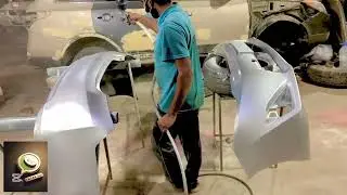 Toyota Camry || Model 2014 | Front & Rear New Bumper Paint || 1F7 By || Muhammad Imran 