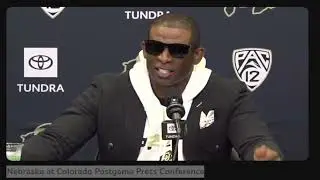 Colorado Buffaloes Postgame Press Conference with Coach Prime after Nebraska Win