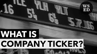 What is a company ticker on the stock exchange?