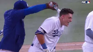 KC@LAD: Dodgers win on bases-loaded walk