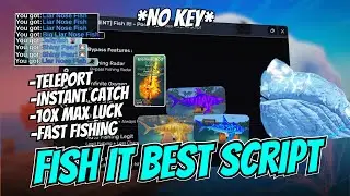 🎣 BEST OP! Fish It Script | Teleport, Instant Catch, 10x Fast Fishing, Max Luck & More l Keyless