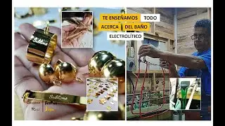 🟨 EL MEJOR CURSO DE BAÑO ELECTROLÍTICO ELECTRO PLATEADO - DORADO