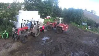 GoPro sianokiszonka part 4/4 owijanie balotów 2016 ursus 1224 ładowarka o&k l10 wlkp