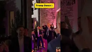 Donald Trump dancing at Barron Trump&rsquo;s birthday party 🕺🎉