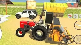 Drive thar trolley and loading tractor in  game | 