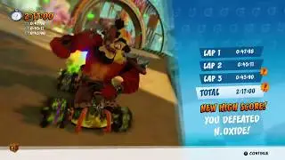 CTR Nitro Fueled- Megamix Mania Blue Fire run (Megamix gameplay)