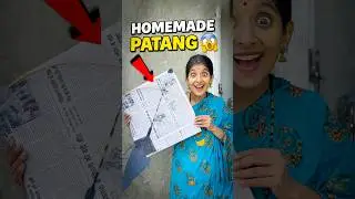Mummy ne banayi itni badi patang 😱🪁| Mini Vlog #shorts #minivlog #ashortaday #vlog #trending #cat