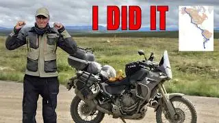 I DID IT! The End of an Epic Motorcycle Journey — Ushuaia to Prudhoe Bay [E37]