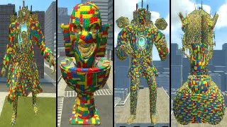 NEW COLOR LEGO ALL SKIBIDI TOILETS ARMY AND ALL BOSSES TITANS CAMERAMAN AND SPEAKERMAN AND OTHER!!