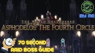 Asphodelos: The Fourth Circle || 70 SECOND (NORMAL) BOSS GUIDE || Pandaemonium || FFXIV || ENDWALKER
