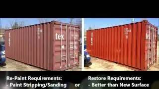 Nano-Clear Industrial Coating for Cargo Containers