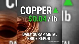 Copper ▲ $0.04/lb | Aluminum ▲ $0.01/lb | Daily Scrap Metal Report Oct 22 2025 #ScrapMonster