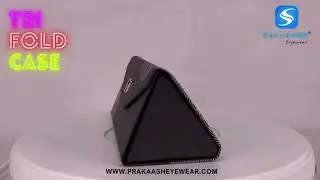 TRIFOLD TRIANGLE SALVADOR CASE IN SILVER COLOR