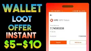 Good Dollar Wallet Loot Offer || VIPS Exchange Loot Offer Airdrop || Instant Withdraw
