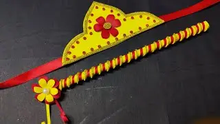 Last Minute Make Paper Mukut And Paper Flute For Krishna Get up / DIY Paper Crown/ DIY Paper Bansuri