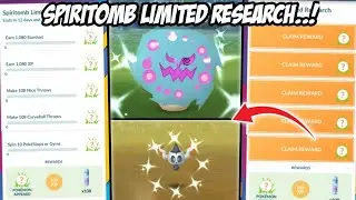 Spiritomb Limited Research Tasks and Rewards Pokemon Go | Halloween Event Part 1