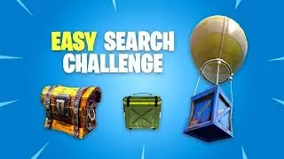 EASY Search Chest, Ammo Box, & Supply Drop in single match - Fortnite Battle Royale Season 4 Week 10