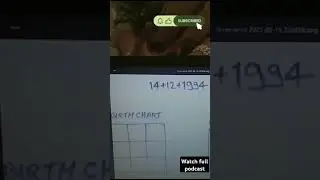How to make lo shu grid chart in 5 minutes