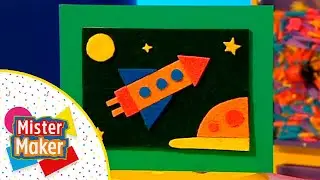 DESENHO com SPACE ROCKET 🚀| MISTER MAKER em PORTUGUÊS