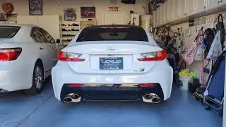 Lexus RCF with Invidia Q300 Exhaust (Cold Start)