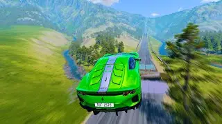 Full Throttle INSANE Long Downhill Mayhem! | BeamNG.drive Epic Crashes & Speed Test