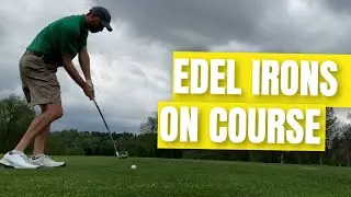On the Course with my Edel Single Length Irons | Simplified Single Plane Swing #subscribe #golftips