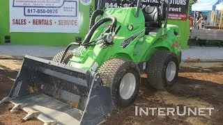 Avant 640 Compact Loader Leveling Ground