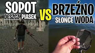 Sopot w deszczu 🌧️ vs. Brzeźno w słońcu🌞 &ndash; poszukiwania detektorem metali 🐺