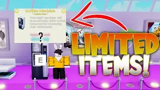 Using The LIMITED ITEMS On My Restaurant Roblox!