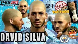 [UPDATE] ✪ DAVID SILVA ✪ 2019 ✯Face ✯Tattoos Pes 2013✯ By Zorraz