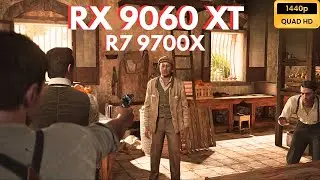 Mafia: The old Country - 1440p Gameplay Benchmark, High Settings, FSR4 Quality, RX 9060XT, R7 9700X.