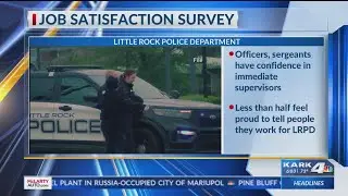 Survey: 'Significant portion' of Little Rock officers have negative perception of department leaders