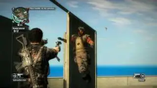 Just Cause 2 shot him too hard