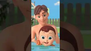 Baby Meeko Loves Swimming 🏊😻 #kidssong #shorts #meekosfamily