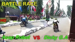 DUEL MAUT Terbaru Dicky GA VS Asep Robot FINAL Class Sport 2T STD 150cc Point