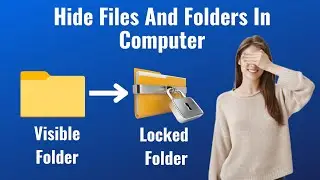 How to hide files and folders in computer?