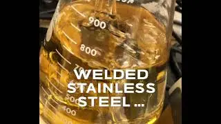 Accelerated corrosion testing on welded stainless steel.