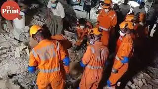 NDRF teams carrying out Search and Rescue (SAR) activities in Mandalay, Myanmar after the earthquake