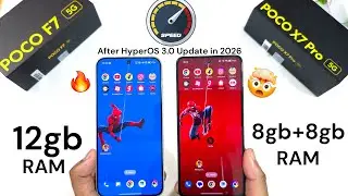 POCO F7 vs POCO X7 Pro Ram Management Which is Best🚀🚀🚀🔥🔥🔥 #pocof7 #pocox7pro 