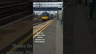 Direct Rail Services Class 88 002 'Prometheus' passing Rugeley Trent Valley at speed 21.02.2023