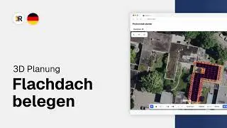 3D Planung | Flachdach belegen