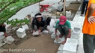 Tutorial Memasang Paving Blok Kotak @qinobastianlombok1319