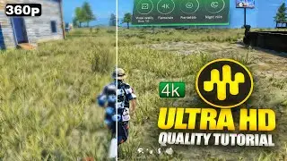 4K Ultra HD Quality Tutorial 🔥 | How To Increase Free Fire Video Quality 