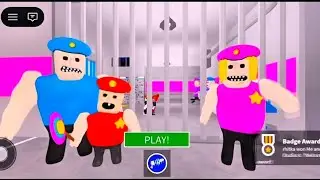 BUFF POLICE FAMILY PRISON RUN ESCAPE (OBBY) FULL GAMEPLAY WALKTHROUGH VIDEO 