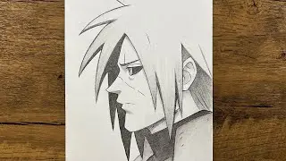 How to Draw Madara Uchiha Step by Step | Easy Naruto Drawing Tutorial