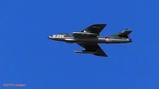 Dutch Hawker Hunter Arrival Belgian Air Force Days Kleine Brogel AB (EBBL)