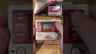 MAC 77 - Gakken Towering Rescue 1981 LCD Metal Card Game Handheld Watch Travel Alarm Retro Fun! 🕹🎮🚁