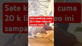 Sate kambing di Tawangmangu warung makan sate kambing &ldquo;Pak Pur&rdquo; cuma 17k #satekambing #kuliner #sate